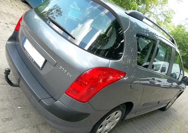 Peugeot 308 cena 18500 przebieg: 83000, rok produkcji 2012 z Gdańsk małe 497